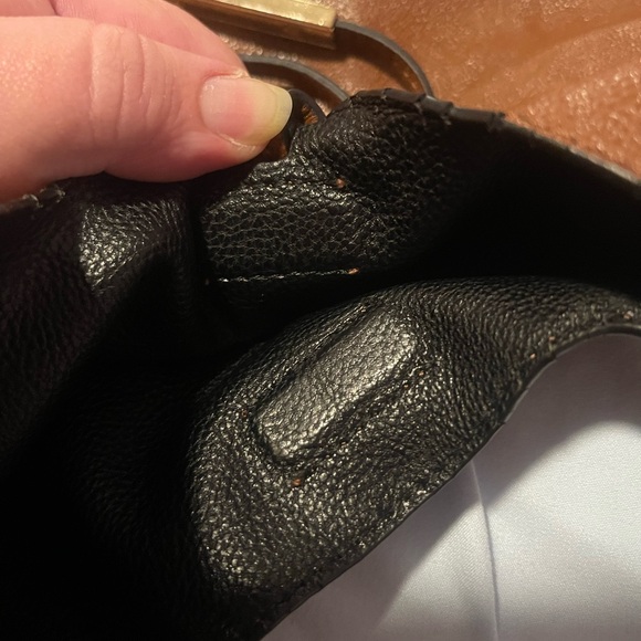 Calvin Klein Satchel Shoulder Brown Bag. - Picture 4 of 9